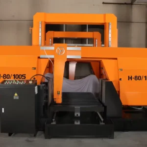 Double Dragon Gate Full Stroke Cylinder Clamping Independent Hydraulic Station GB4280 Metal Band Saw