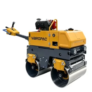 Double Drum Vibratory Roller 800kg Hydraulic Road Compactor Handheld Tandem Vibratory Asphalt Roller for Construction Repair