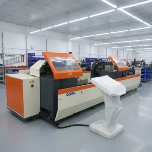 Double Head CNC Aluminum Composite Panel and Window Cutting Machine with Motor High Accuracy Thermal Break Processing