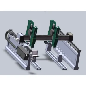 Double Head CNC Stone Engraving Machine with Dual Rotary Axes for Marble Roman Column Pillar 3D Relief