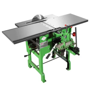 Double Header Wood Planer Machine Industrial Type for High Speed Planing of Two Surfaces Simultaneously