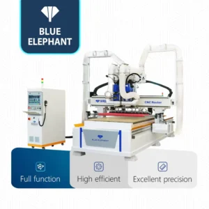 Double Heads EK2 1328 Linear ATC Nesting CNC Router Kitchen Cabinet Door Maker for Modular Furniture