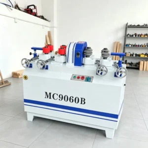 Double Heads Feeding Automatic Wood Round Rod Milling Machine for Wooden Broom Handle Production