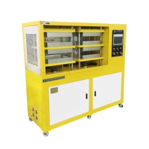 Double Layer Hot and Cold Integrated Rubber and Plastic Vulcanizer with Motor AC 380V 750KG Customizable Heat Press Machine