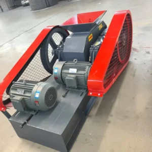 Double Motor Calcite Stone Roller Sand Making Machine 0-5mm Double Roller Crusher for Rock Ore Marble for Bearings