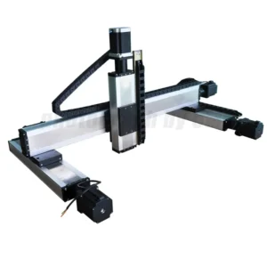 Double Rail Large Load Horizontal 100kg Vertical 50kg 3-phase 86mm Stepper Motor CNC Machine Gantry 3-axis Robot XYZ Stage