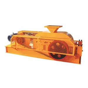 Double Roller Crusher Adjustable Output Size Low Maintenance