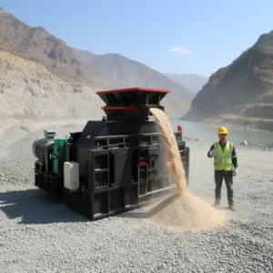 Double Roller Crusher for Sand Plant Upgrading with 5cm Feed Size and Energy Saving Feature