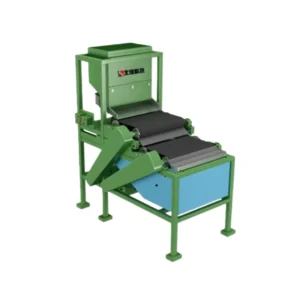 Double Roller Magnetic Separator for Dry Iron Ore Processing High Intensity Permanent Magnet Industrial Grade 220V Motor