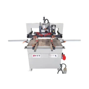 Double Row Drilling Machine Vertical Multi-hole Woodworking Drill Press Multifunctional Three-in-One Furniture Boring Machine