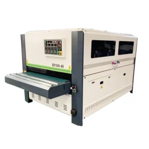 Double Sided Wide Belt Calibrating Polishing Sander for Wood Shining Sanding Machine Plywood Production Motor PLC