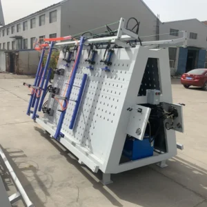 Double Worktables Wood Hydraulic Press Frame Assembly Door Frame Assembler Machine