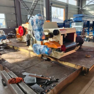 Drum Chipper Wood Crusher Shredder Rotary Wood Chipper with Engine Motor High Capacity 40-50 Tons Hour 715W Power