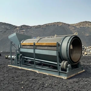 Drum Type Large Ore Screening Machine Bearing Electric Diesel Vibrating High Efficiency Carbon Steel Integrated Screening