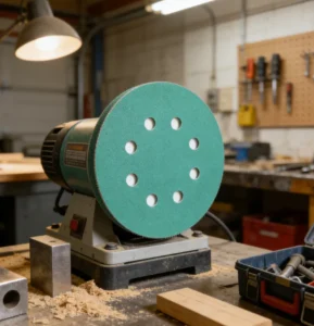Durable 3 Inch 100 Grit Green Sanding Disc Aluminum Oxide Adhesive Backing Sandpaper Orbital Sander Metal Finishing Tools Made
