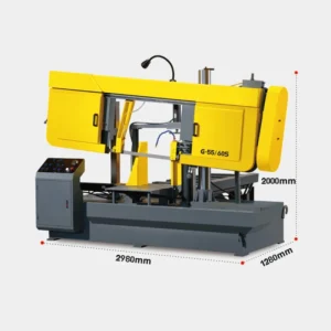 Durable Quality Horizontal Semi Automatic Band Saw Cutting Machine for Metal