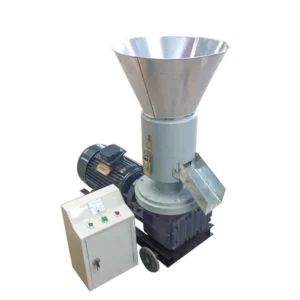 E.P New Ce Certification Rice Husk Straw Sawdust Fuel Small Flat Die Wood Pellet Making Machine