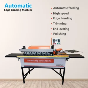 EX236 Portable Automatic Edge Banding Machine One Time Forming Edge Sealing Trimming End Cut Polishing for Cabinet Making
