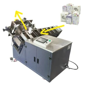 Easy Operation Auto Sanitary Pad Bagging Packing Machine High Speed Sanitary Napkin Packing Machine