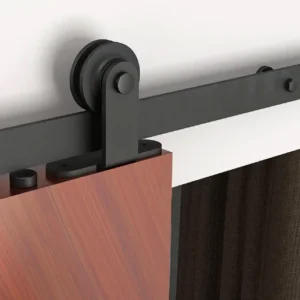 Easy to Install and Maintain Black Sliding Door Hardware LJ 1050B