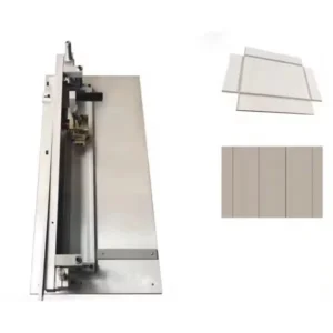 Easy to Operate Small Manual V Pneumatic Grooving Machine for Cardboard Chipboard Slotting Cutting Making Sample Groove