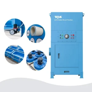 Eco Friendly Pulse Industrial Single Machine Filter Cartridge Dust Collector for Plasma Cutting Table Machine