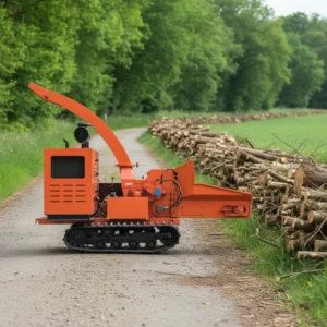 Eco-Friendly Wood Crusher Factory Mobile Wood Crusher Machine Diesel Wood Chipper