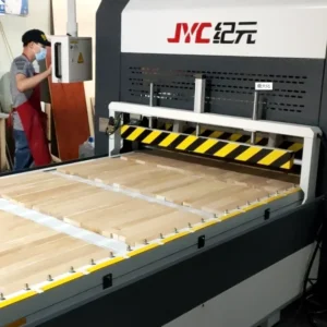 Edge Glue Wood Panel Press Machine with Engine and Motor Radio Frequency Technology Easy to Operate CE Certified