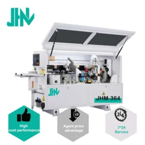EdgeBander Wood MDF PVC Strip Glue Edge Bander with Scraping Buffing Straight Line Automatic Edge Banding Machine