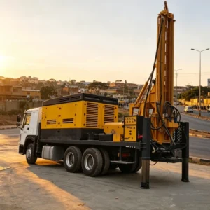 Efficient 200m 300m 450m Truck Mobile Water Well Drilling Rig Machine Mounted on Truck