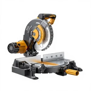 Electric 10 Inch High Precision Aluminum Alloy Angle Saw for Woodworking and Aluminum Cutting 45 Degree Angle 3280W
