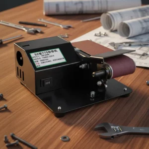Electric Cast Iron Knife Sharpener Home use Fully Automatic Small Universal Commercial Belt Grinder for Scissors Grinding Henan