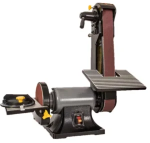 Electric Corded Belt Sander & 6″ Disc Sander Combo 3580 RPM Hand Hold for Woodworking Metalworking & Knife Making Sharpening