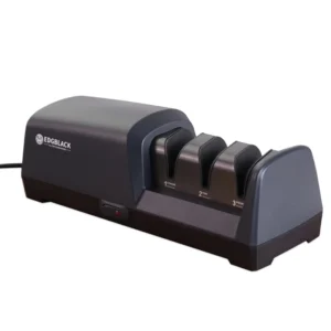 Electric Diamond Knife Sharpener 3 Stage 360 600 1000 Grit Simultaneous Double Edge Sharpening System Stainless Steel Universal