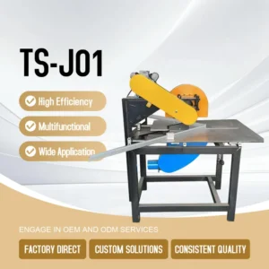 Electric Hydraulic Motor Mitre Guillotine Saw Picture Frame Cutting Machine Movable Platform 1.5KW Power 200M min Speed 27.5cm