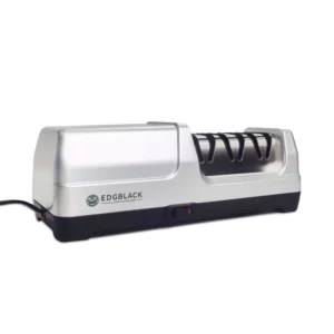 Electric Knife Sharpener 3 Stage Diamond Sharpening Machine 360# 600# Grit Universal Voltage Automatic Kitchen Knife Sharpener