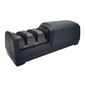 Electric Knife Sharpener Factory 3 Stage Diamond System 360/600/1000 Grit Dual Side Sharpening 110-220V