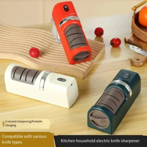 Electric Knife Sharpener Grinding Stone Multifunctional Fully Automatic Charging Small Knife Sharpener