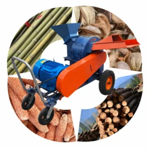Electric Motor Chipper Machine Wood Crusher