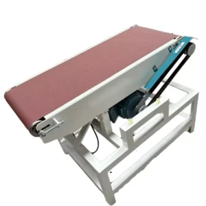 Electric Motor Driven 4KW Vertical Horizontal Metal Belt Sander Industrial Stainless Steel Multifunctional Sanding Machine