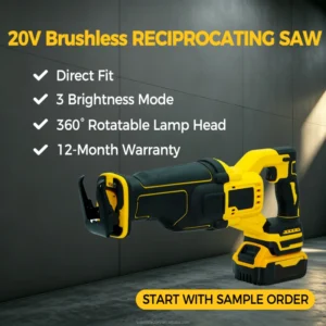 Electric Reciprocating Saw for Wood Cutting Lightweight Handheld Saw for Home Renovation