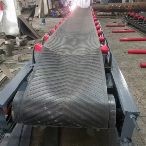 Electric Roller Conveyor Belt with Bearing and Motor Slope Sand Conveyor for Concrete Mixing Station and Mine for Belt Machine