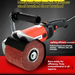 Electric Surface Conditioning Tool Wire Drawing Wheel Polishing Machine