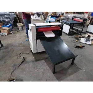 Electric Tabletop Thin Paper and Leather Shell Flattening Machine with Adjustable Flattening Thickness