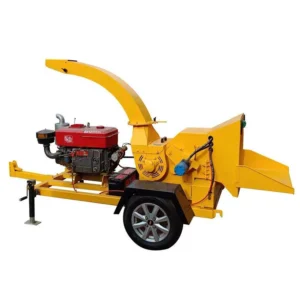 Electric Wood Chipper & Crusher with Motor and Bearing for Recycling Garden Tree Branch Shredding