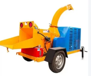 Electric Wood Chipper Shredder Heavy Duty Garden Branch Crusher with Safety Protection High Productivity 75W Motor