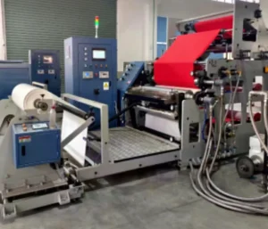 Electrically Driven Muscle Tape Clothing Tape Coating Machine with Film Packaging