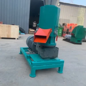 Energy Saving 380V 15KW Motor Flat Die Biomass Pellet Press Machine for Agricultural Waste Recycling