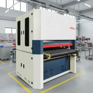 European Standard 1000mm 1300mm Full Automatic Wood CNC Double Wide Belt CNC Wood Sanding Machine for Woodworking