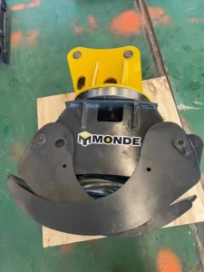 Excavator Mounted Clamp Saw Hydraulic Driven Log Tree Cutting Saw Wear Resistant Forestry Machinery Attachment